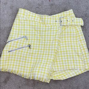 Bershka “tweed” herringbone skort